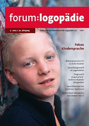 Cover forum:logopädie September 2022