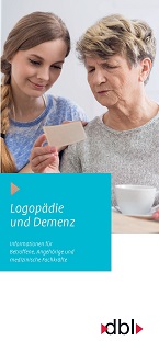 Flyer Logopädie und Demenz